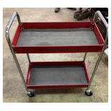 Metal Cart on Wheels