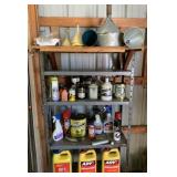 lot of Motor Oil, Anti-Freeze, Chemicals, Funnels