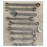 lot of 9 Wrenches-Craftsman/Vlchek others
