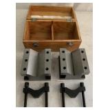 Set of V Blocks w/ Case