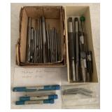 lot of Reamers, Taps, Taper Reamers