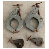 lot of 4 Kant Twist Clamps
