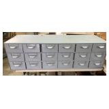 Metal Cabinet Full of Screws, Nuts, Fasteners
