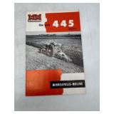 Minneapolis Moline 445 Brochure