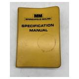 Minneapolis Moline Spec Manual