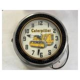 Contemporary Caterplillar Advertising Clock