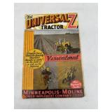 Minneapolis Moline Universal Z Brochure