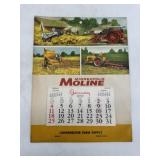 Minneapolis Moline 1959 Calendar