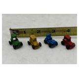 4 Miniature Toy Cars