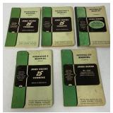 5 John Deere Operator/Set-Up Manuals