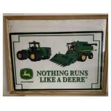 Framed Nothing Runs Like A Deere Floor Mat