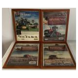 4 Framed Case IH/New Holland Advertisements