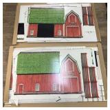 lot of 2 Unassembled John Deere Buildings