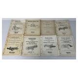 8 New Idea Instructions & Repair Lists Booklets