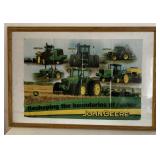 Framed John Deere Power Advertisement