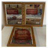 3 Framed Case IH Advertisements