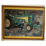 Framed John Deere 730 Jigsaw Puzzle