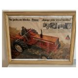 Framed Allis-Chalmers Advertisement