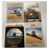 4 Allis-Chalmers Brochures-combines, corn heads