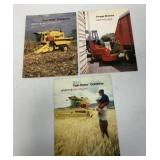 3 New Holland Brochures-Combine, Blowers