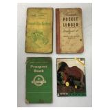 4 John Deere Ledger, Prospect Book, Handbook