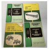 4 John Deere Operator Manuals-combines, feeder