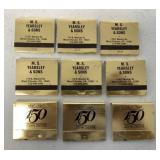 9 pcs- John Deere 150 Years Matchpacks