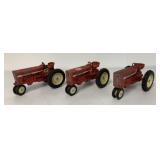 lot of 3 International Tractor Die Casts
