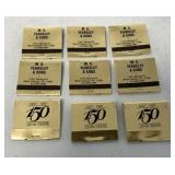 9 pcs- John Deere 150 Years Matchpacks