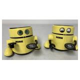 lot of 2 Radio Shack Robie Robotic Bankers