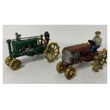 2 Cast Iron Tractors