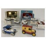 9 pcs- Ertl Ford/Agway Truck Banks & Die Casts
