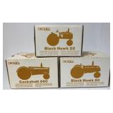 set of 3 Cockshutt 560 Black Hawk 20/50 Tractors