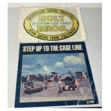 2 pcs- Holt Bros. Paper Sign & Case Poster