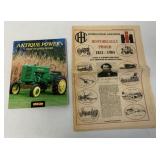 2 pcs-John Deere Antique Power/IH History