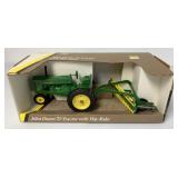 Ertl John Deere 70 Tractor w/ Hay Rake