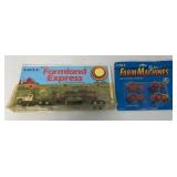 2 pcs- Ertl Farm Machines & Farmland Express