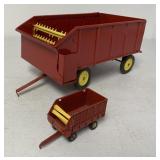 2 Ertl Red IH? Spreaders