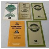 5 John Deere Farm Management Notebooks