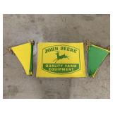 NOS John Deere Pennant Banner