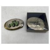 2 Steiger Belt Buckles