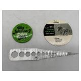 John Deere Hardware Gauge, Pin, and Chem Calculato