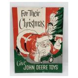 1951 John Deere Christmas Toy Cardboard Display