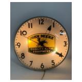 John Deere QFE Round PAM Clock