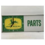 John Deere Lighted Parts Clock