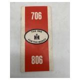 IH 706 / 806 Comparison Brochure