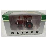 SpecCast White Oliver 2255 Red Color Tractor