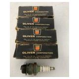 lot of 4 Oliver Prestolite Spark Plugs