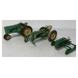 (3) 1/16 John Deere/Oliver Tractors/Crawler