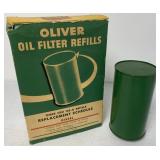Oliver Oil Filter Box w/ One Unused Oil FIlter
